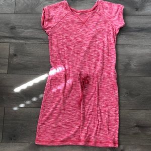 Pink maternity dress